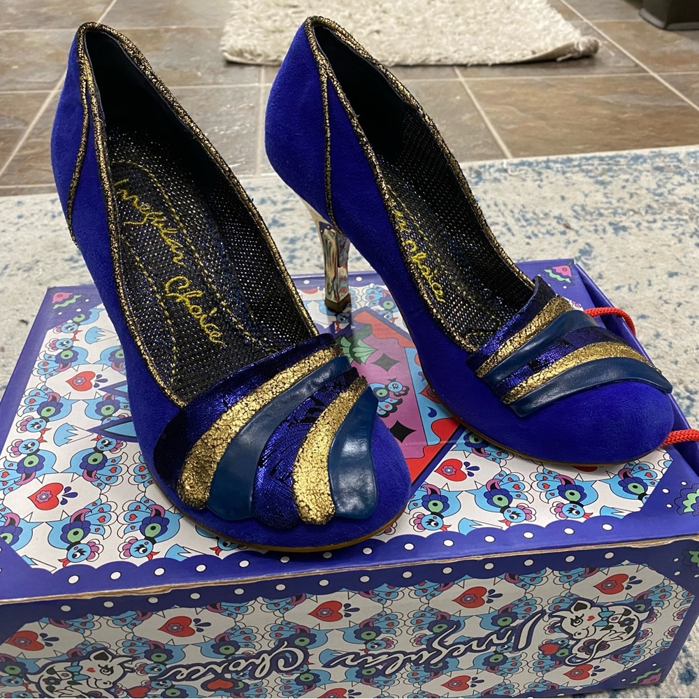 Irregular Choice - Royal Marriage BLUE - 8.5 - 39.5